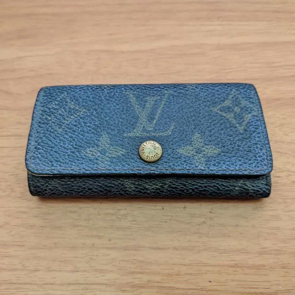 Louis Vuitton Monogram Key Holder/Wallet 1397***